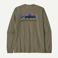 Patagonia Home Water Trout Responsibili-Tee LS - Men's